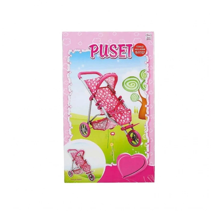Mey İthalat®  3 Tekerlekli Metal Puset