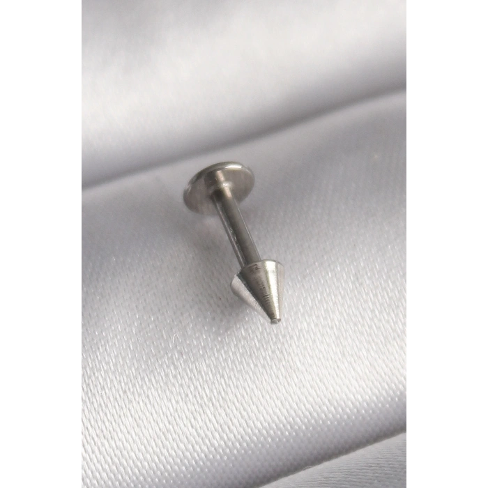 Mey İthalat® 316L Çelik Gümüş Renk Çivi Model Piercing