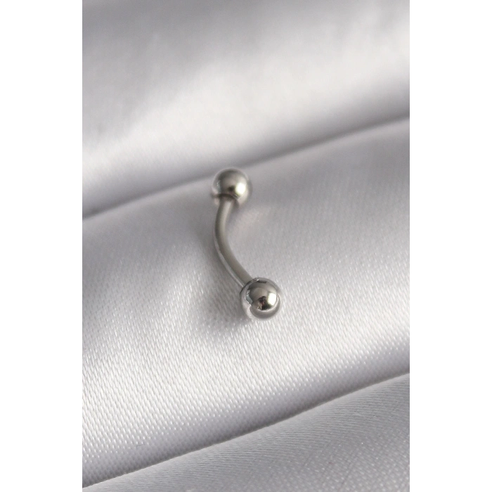 Mey İthalat® 316L Çelik Gümüş Renk Topçuk Model Piercing