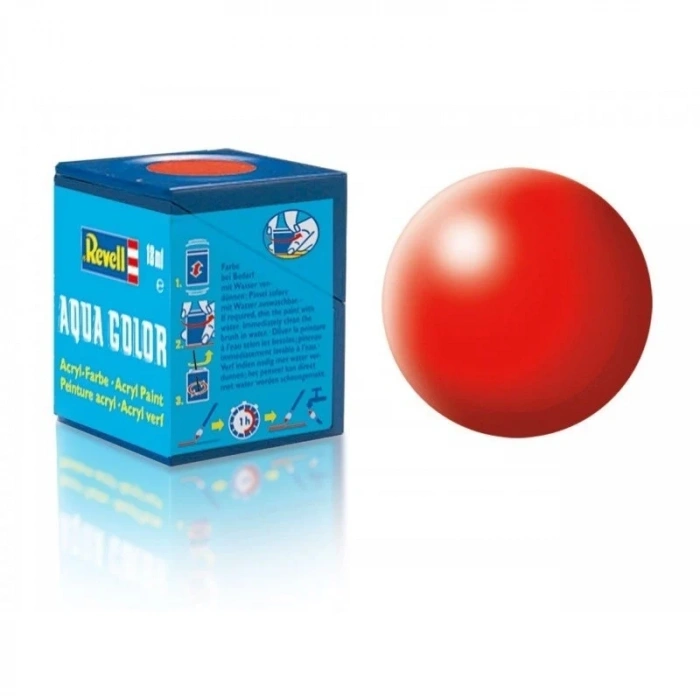 Mey İthalat® 332 - Aqua Color Luminous Red - Silk Boya - 18 ml