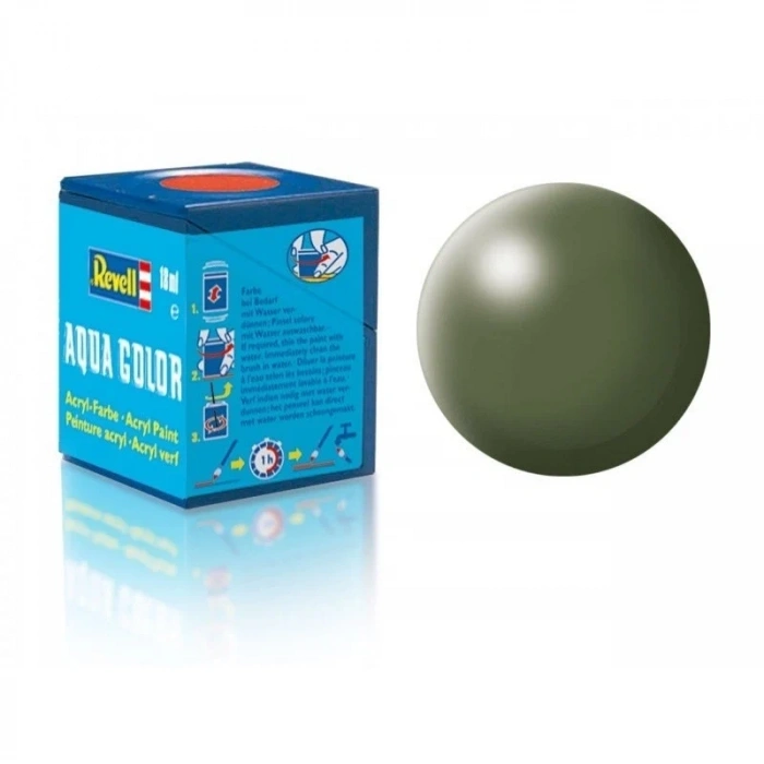 Mey İthalat® 361 - Aqua Color Olive Green - Silk Boya - 18 ml