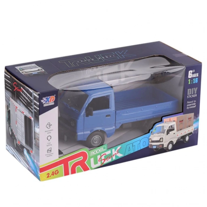 Mey İthalat® 3688-G148A Şarjlı Kumandalı Duman Atan Kamyon