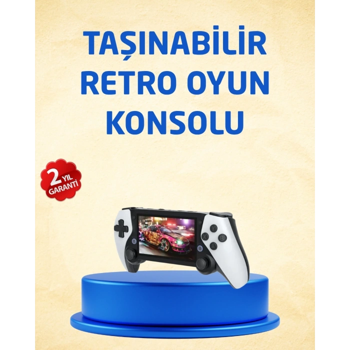 Mey İthalat® 3D Ekranlı Mini Oyun Konsolu + Multimedya