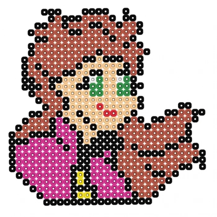 Mey İthalat® 3in1   Pixel Pixel Boncuk Aktivite ve Oyuncak Seti S00005168
