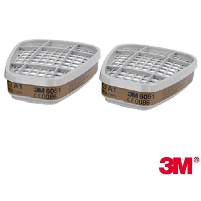 Mey İthalat® 3M 6051 A1 Organik Gaz Buhar Filtresi