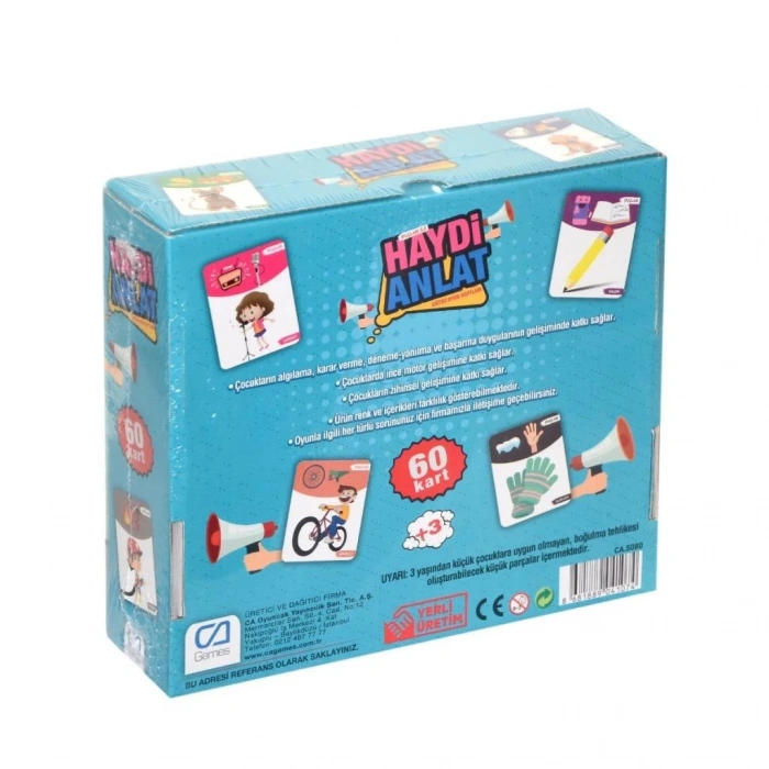 Mey İthalat® 5080 Eğitici Oyun Kartları / +3 yaş