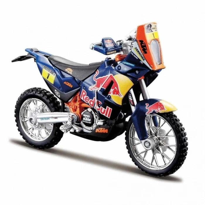 Mey İthalat® 51070 -BUR-1:18 Motor Red Bull KTM 450 2 Asorti