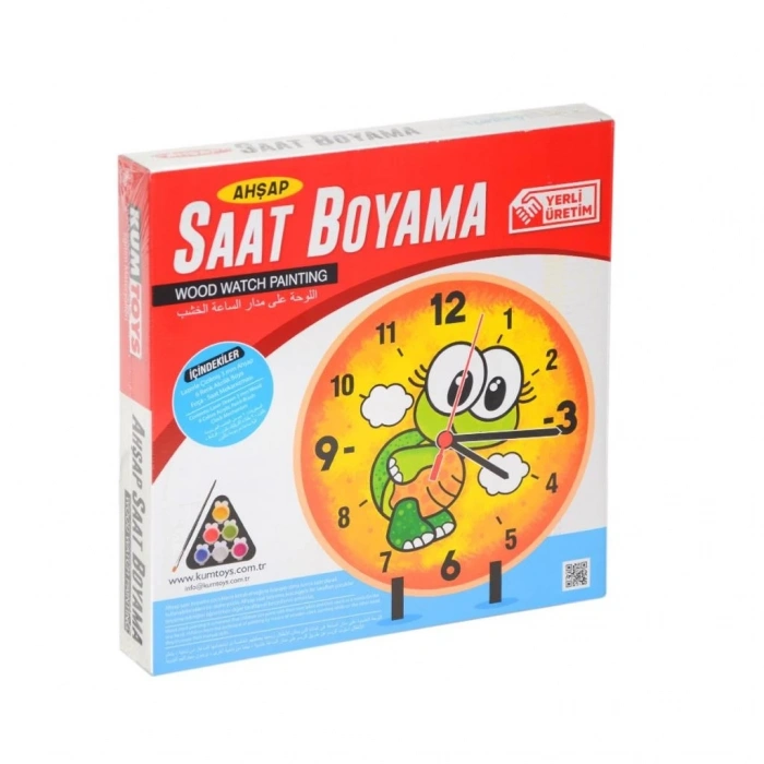 Mey İthalat® 5302 Ahşap Saat Boyama
