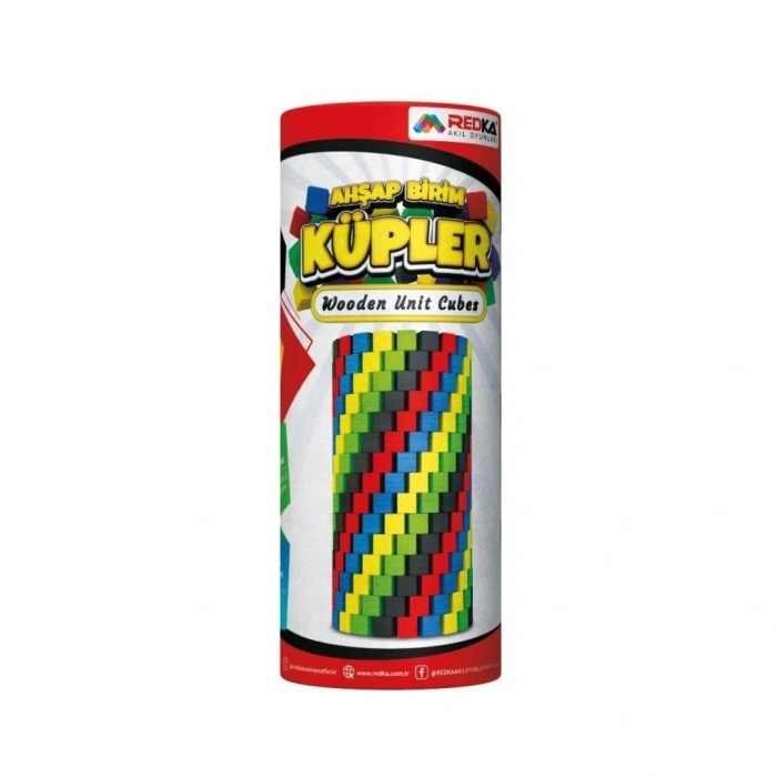 Mey İthalat® 5459 Ahşap Birim Küpler