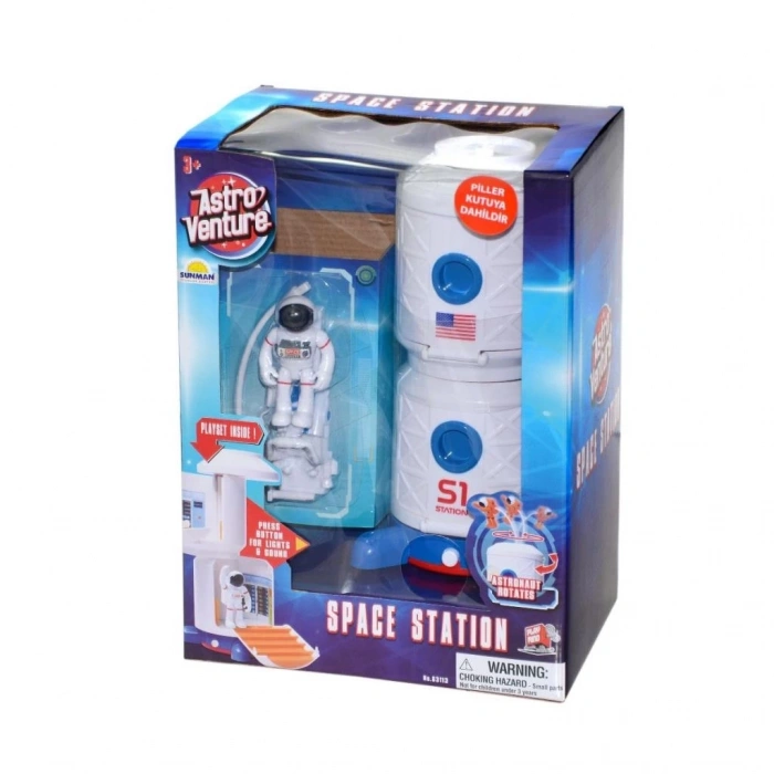 Mey İthalat® 63113  Astro Venture Sesli Ve Işıklı Uzay İstasyonu