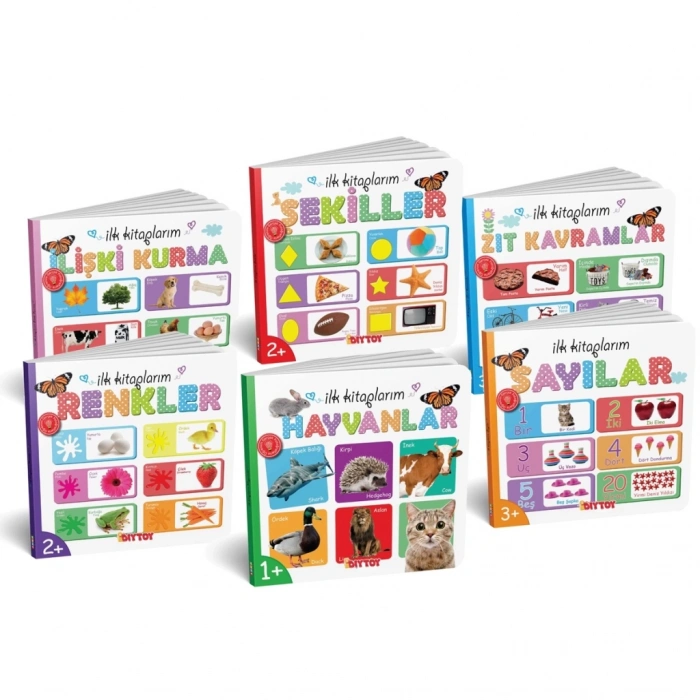 Mey İthalat® 7202 İLK KİTAPLARIM 6LI SET