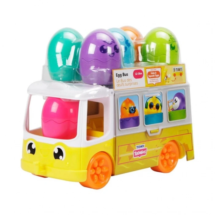 Mey İthalat® 73098 Tomy - Yumurta Otobüsü 12-36 ay