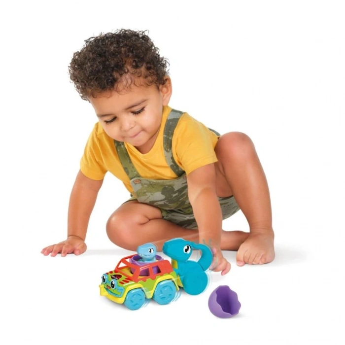 Mey İthalat® 73251 Tomy -  Dino ve Renkli Araç +12 ay