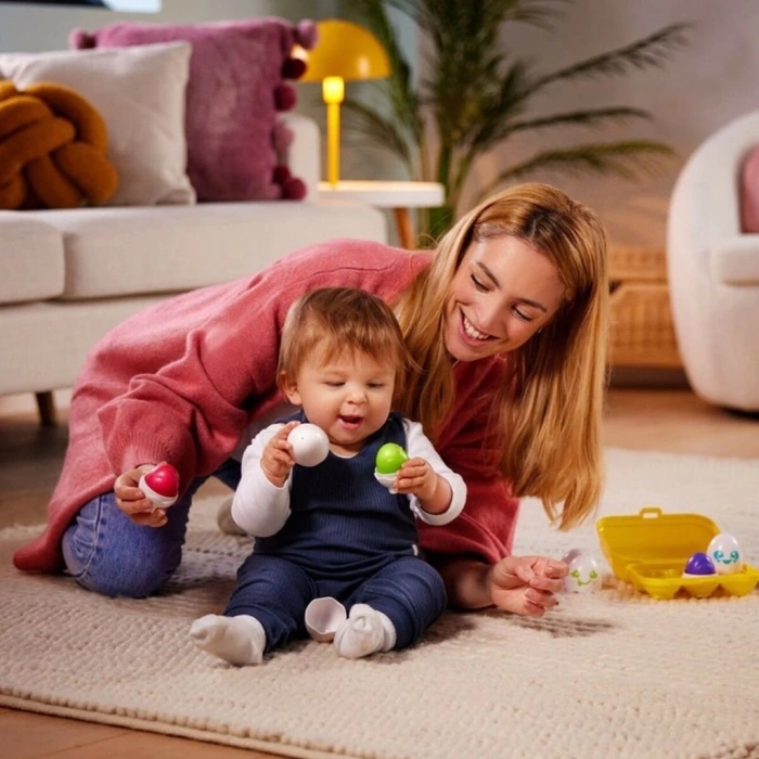 Mey İthalat® 73560 Saklambaçlı Renkli Yumurtalar +6 ay