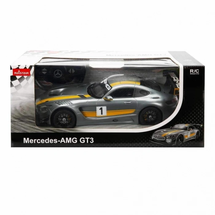 Mey İthalat® 74100 Mercedes AMG GT3 2.4GHZ Işıklı Gri -