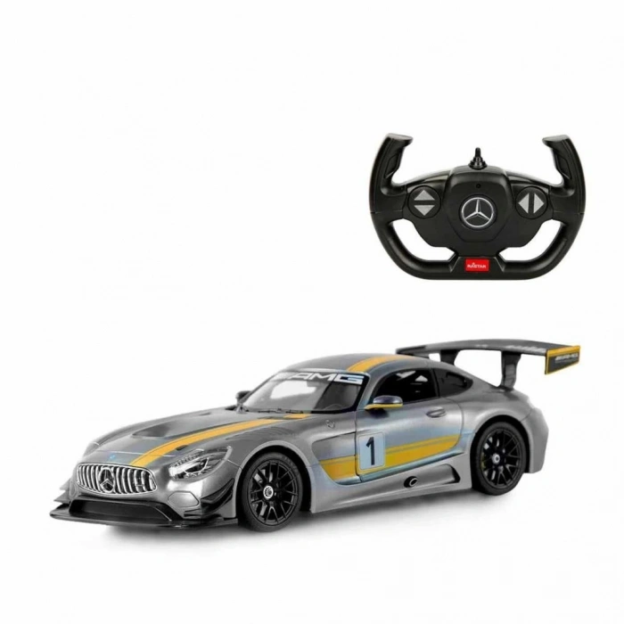 Mey İthalat® 74100 Mercedes AMG GT3 2.4GHZ Işıklı Gri -
