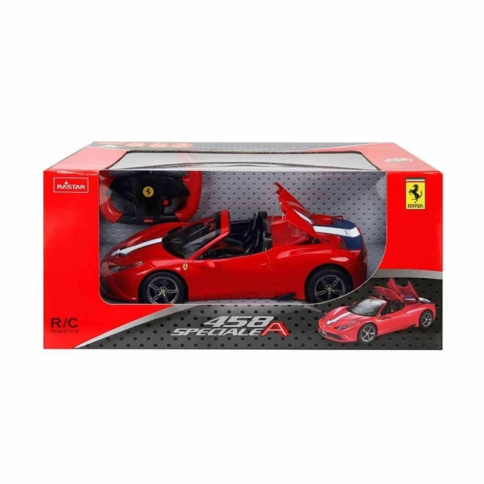 Mey İthalat® 74560 1:14 Ferrari 458 Speciale Uzaktan Kumandalı Işıklı Araba -