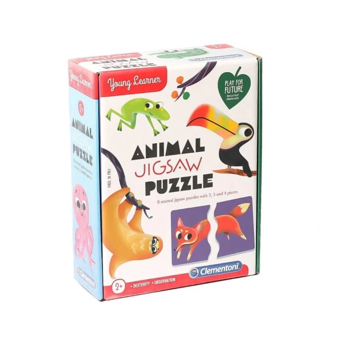 Mey İthalat® 75043TR Young Learner - Sevimli Hayvanlar Yapboz +3 yaş