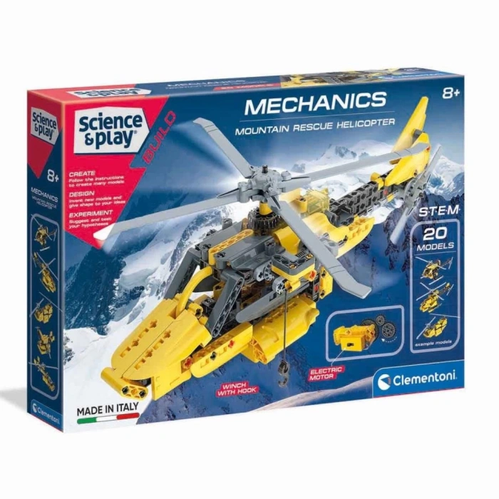 Mey İthalat® 75063TR Kurtarma Helikopteri - Mekanik Laboratuarı +8 yaş