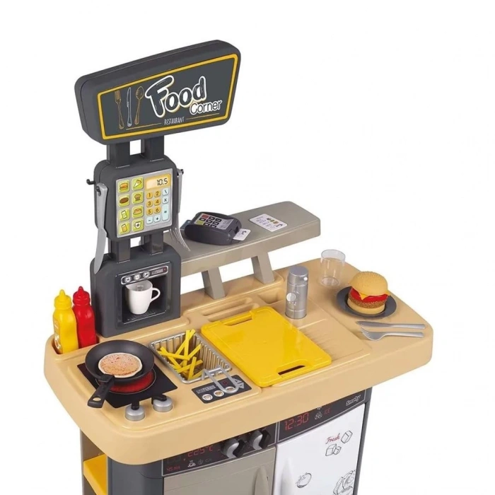 Mey İthalat® 7600310910 Smoby Food Corner Restoranı Oyun Seti