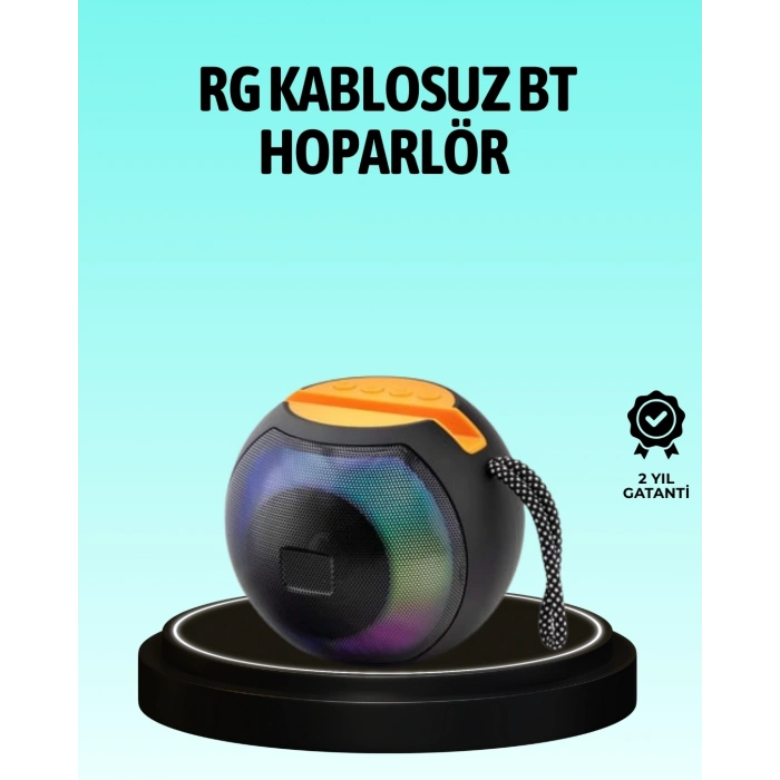 Mey İthalat® 8 Saat Çalma Süreli Taşınabilir Bluetooth Hoparlör