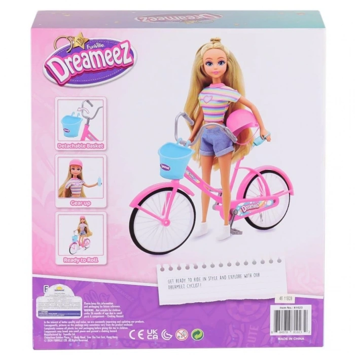 Mey İthalat® 81023 Dreameez Bebek ve Bisikleti