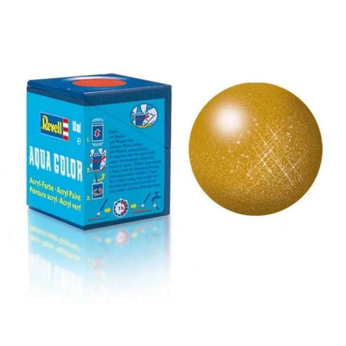 Mey İthalat® 92 - Aqua Color Br - Metallic Boya - 18 ml