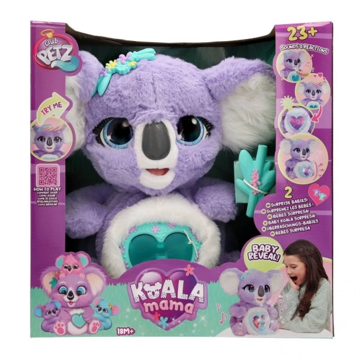 Mey İthalat® 92116 İnteraktif Peluş Koala mama -