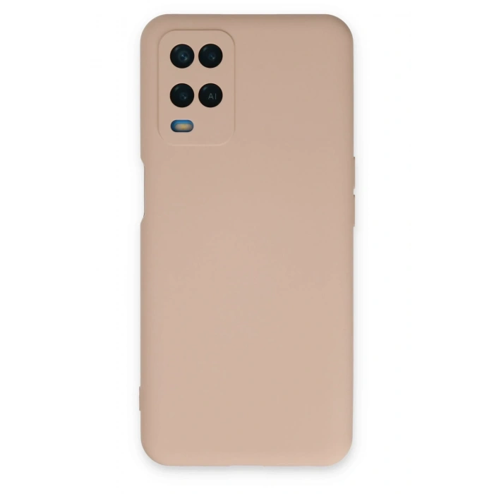 Mey İthalat®   A54 4G Kılıf Nano içi Kadife Silikon - Pudra