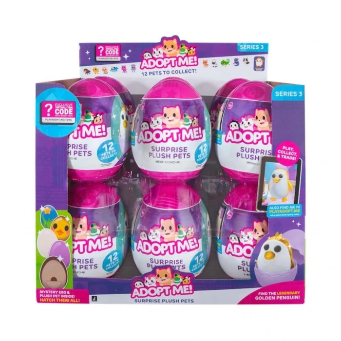 Mey İthalat® ADT00000 Adopt Me Sürpriz 12 cm Peluş - AME0001