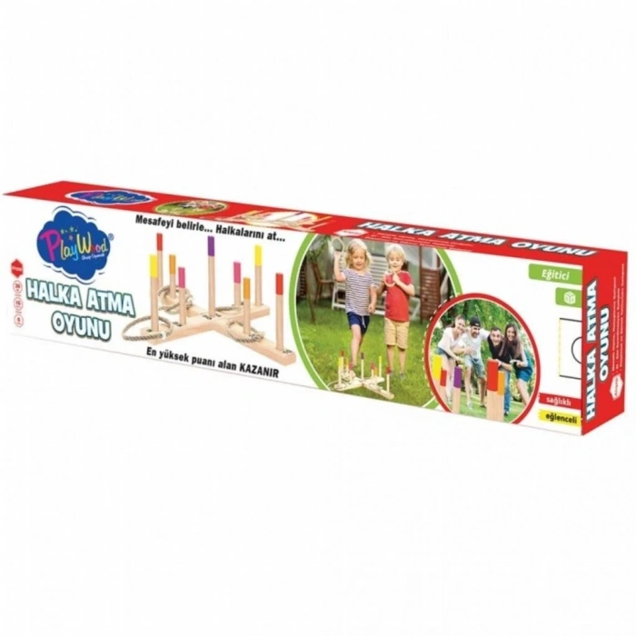 Mey İthalat®   Ahşap Halka Atma Oyunu 352