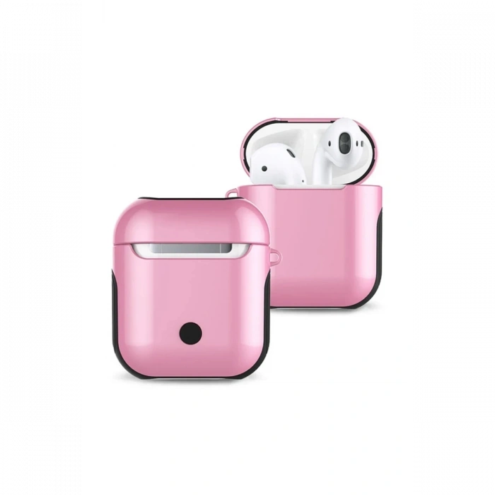 Mey İthalat®   Airpods 2 (2.nesil) 3in1 Kılıf - Pembe