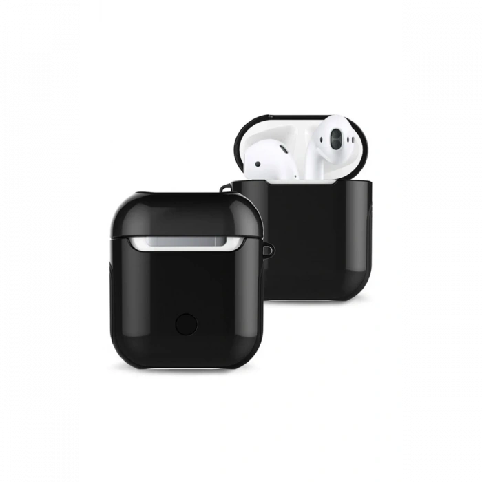 Mey İthalat®   Airpods 2 (2.nesil) 3in1 Kılıf - Siyah