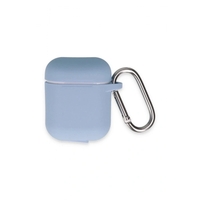 Mey İthalat®   Airpods 2 (2.nesil) Hang Kılıf - Mavi
