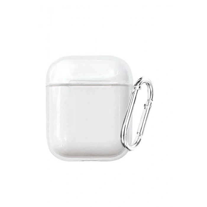Mey İthalat®   Airpods 2 (2.nesil) Hang Kılıf - Şeffaf