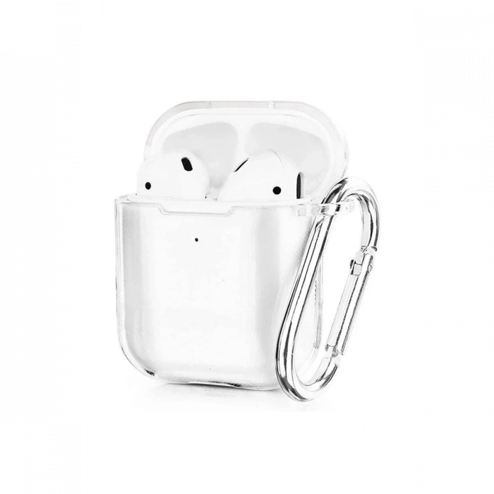 Mey İthalat®   Airpods 2 (2.nesil) Hang Kılıf - Şeffaf