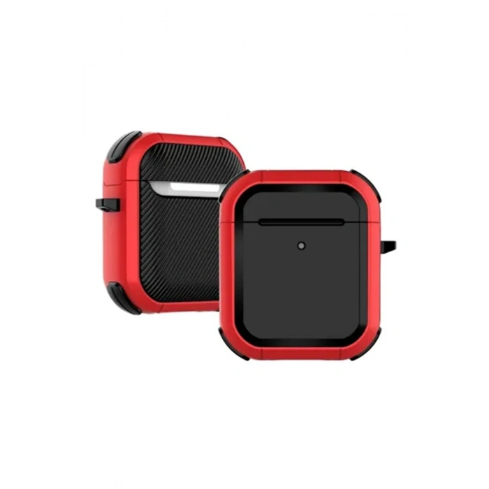 Mey İthalat®   Airpods 2 (2.nesil) Tank Kılıf - Kırmızı