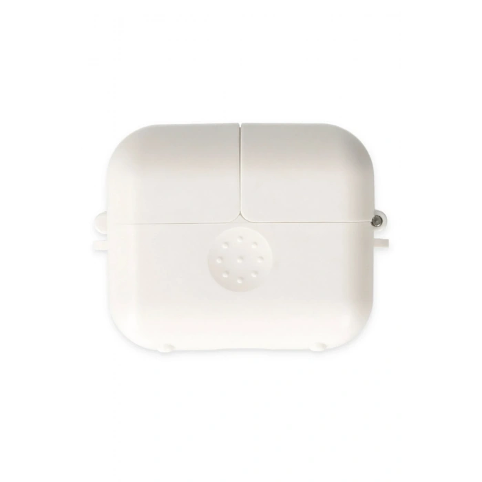Mey İthalat®   Airpods 3 (3.nesil) Basmalı Kılıf - Beyaz