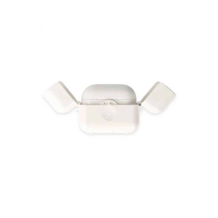 Mey İthalat®   Airpods 3 (3.nesil) Basmalı Kılıf - Beyaz