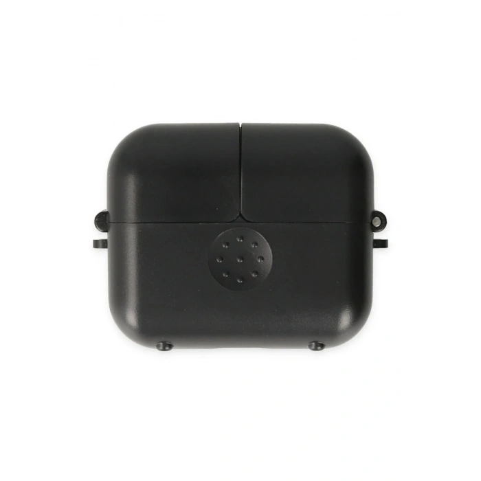 Mey İthalat®   Airpods 3 (3.nesil) Basmalı Kılıf - Siyah