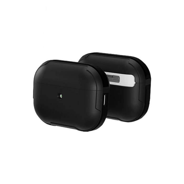 Mey İthalat®   Airpods 3 (3.nesil) MO-A8 Armor Kılıf - Siyah