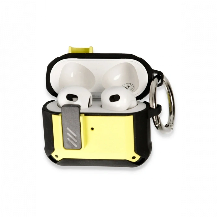 Mey İthalat®   Airpods 3 (3.nesil) Truva Kılıf - Sarı