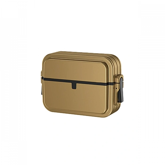 Mey İthalat®   Airpods Pro 2 (2.nesil) 404 Kilitli Kılıf - Gold