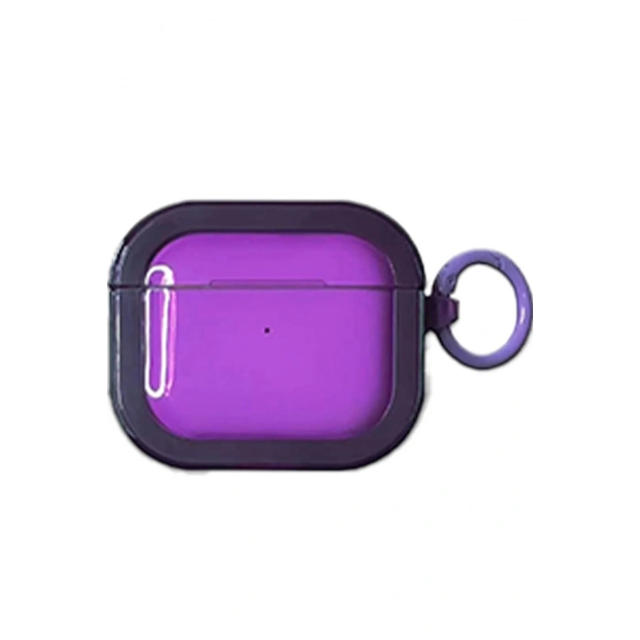 Mey İthalat®   Airpods Pro 2 (2.nesil) Bond Kılıf - Mor