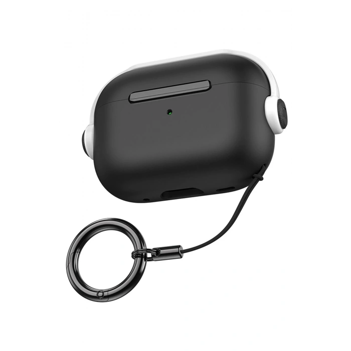 Mey İthalat®   Airpods Pro 2 (2.nesil) Cool Kılıf - Siyah-Beyaz