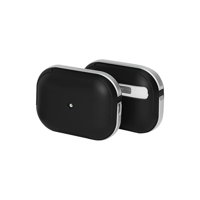 Mey İthalat®   Airpods Pro 2 (2.nesil) MO-A8 Armor Kılıf - Gümüş