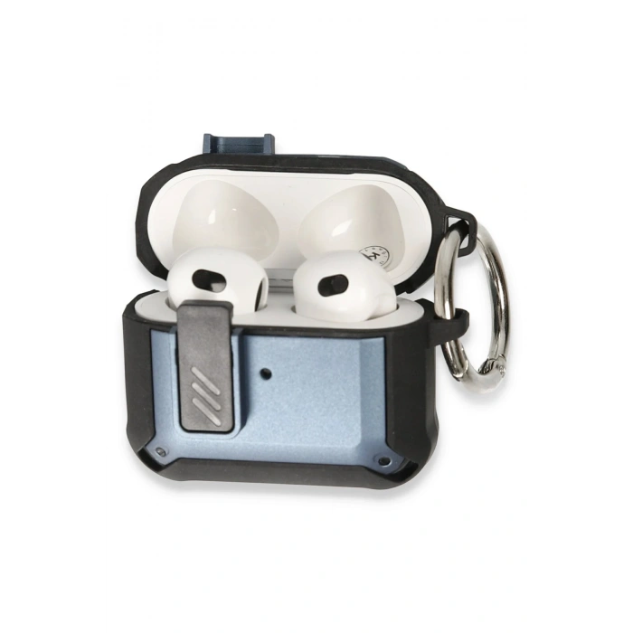 Mey İthalat®   Airpods Pro 2 (2.nesil) Truva Kılıf - Mavi