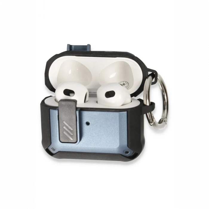 Mey İthalat®   Airpods Pro 2 (2.nesil) Truva Kılıf - Mavi