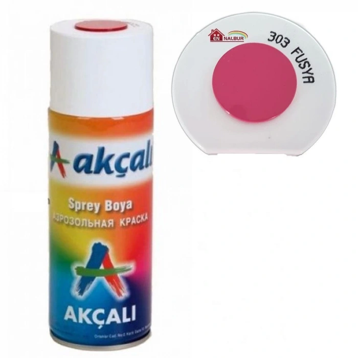 Mey İthalat® Akçalı Sprey Boya 400 ml 303 Fuşya
