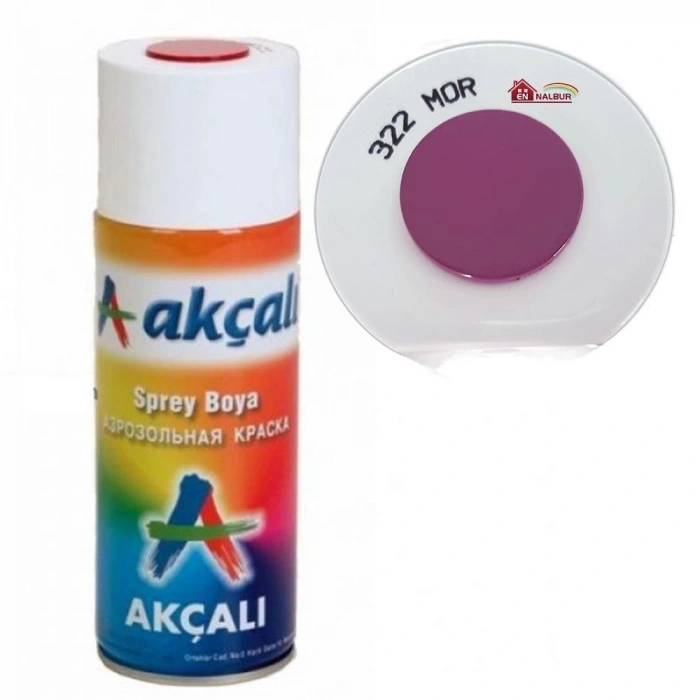 Mey İthalat® Akçalı Sprey Boya 400 ml 322 Mor